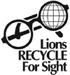 Lions Recycle For Sight. Click to view the path a pair of eyeglasses takes when donated.